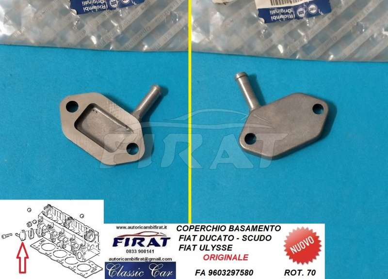 COPERCHIO BASAMENTO FIAT DUCATO-SCUDO-ULYSSE (9603297580)